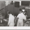 Bottling milk at creamery. San Angelo, Texas