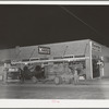 Morning activity at retail grocery store. San Angelo, Texas