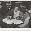Negro children in rural school. Creek County, Oklahoma