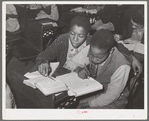 Negro children in rural school. Creek County, Oklahoma
