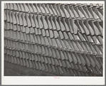 Plow points. Farm equipment warehouse, Oklahoma City, Oklahoma