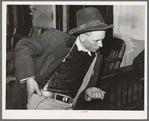 Member of UCAPAWA (United Cannery, Agricultural, Packing, and Allied Workers of America) at meeting in Bristow, Oklahoma