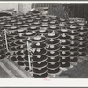 Parts for disk harrows. Farm equipment warehouse, Oklahoma City, Oklahoma
