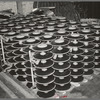 Parts for disk harrows. Farm equipment warehouse, Oklahoma City, Oklahoma