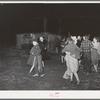 Swing game at play party in McIntosh County, Oklahoma. See general caption number 26