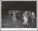 Swing game at play party in McIntosh County, Oklahoma. See general caption number 26