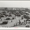 San Angelo Fat Stock Show grounds during the show. San Angelo, Texas