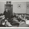 FSA regional official talking to a group of FSA officials and supervisors at a district meeting at San Angelo, Texas