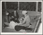 Boys in a crap game while at the San Angelo Fat Stock Show, San Angelo, Texas