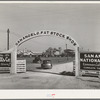 Entrance gate to the San Angelo Fat Stock Show. San Angelo, Texas