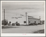 Warehouse of the Kimble County Wool and Mohair Company. Junction, Texas