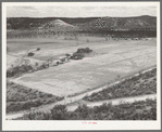 Ranchouse and surrounding pastures of a goat and sheep raiser in Kimble County, Texas