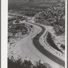 Highway leading into Junction, Texas, which is in the center of the goat and sheep raising country of west Texas