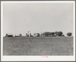 Farmstead in De Witt County, Texas. Cotton is the main crop in this section