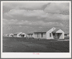 Houses for permanent agricultural workers at migratory labor camp. Robstown, Texas