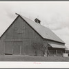 Barn on cotton farm in Travis County, Texas