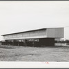 Multi-family unit designed for permanent agricultural workers at the migratory labor camp. Sinton, Texas