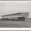 Multi-family unit designed for permanent agricultural workers at the migratory labor camp. Sinton, Texas
