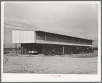 Back of multi-family unit. Migratory labor camp, Sinton, Texas