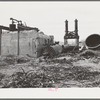 Wreckage of cotton gin and compress at Big Spring, Texas