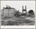 Wreckage of cotton gin and compress at Big Spring, Texas