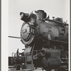 Detail of switching engine in yards at Big Spring, Texas