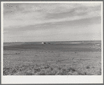 Farmhouse on high Texas great plains. Dawson County, Texas