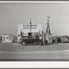 Grocery store and filling station in the high plains. Dawson County, Texas