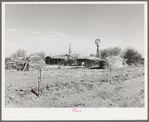 Farmstead in the high plains. Dawson County, Texas