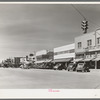 Main street of Hobbs, New Mexico. Hobbs is an oil boom town
