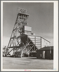 Tipple at potash mine in Eddy County, New Mexico. This is the largest potash mine in the world