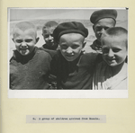 A group of children arrived from Russia.