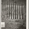 Rack of guns in Navajo Lodge, Datil, New Mexico