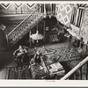 Interior of living room of Navajo Lodge. Datil, New Mexico