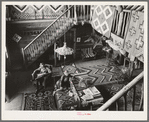 Interior of living room of Navajo Lodge. Datil, New Mexico