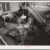 Living room of the Navajo Lodge. Datil, New Mexico