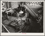 Living room of the Navajo Lodge. Datil, New Mexico