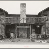 Entrance to Navajo Lodge. Datil, New Mexico. This spot caters to hunters and summer visitors