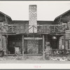 Entrance to Navajo Lodge. Datil, New Mexico. This spot caters to hunters and summer visitors