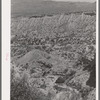 Eroded canyon along the Apache Trail in Gila County, Arizona