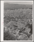 Eroded canyon along the Apache Trail in Gila County, Arizona