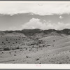 Early spring snowstorm over the mountains in Socorro County, New Mexico