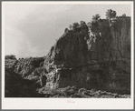 Rock cliffs at Beckers Butte. Gila County, Arizona