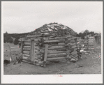 Navajo hogan. Datil, New Mexico