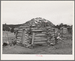 Navajo hogan. Datil, New Mexico