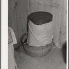 Make-shift refrigerator of farm of FSA (Farm Security Administration) rehabilitation borrower. Maricopa County, Arizona