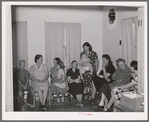 Waiting to see the doctor at the clinic at the Agua Fria migratory labor Camp. Arizona