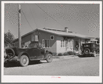 Clinic building at the Agua Fria labor camp. Arizona