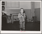 Son of migratory agricultural laborer in the WPA (Work Projects Administration) nursery at the Agua Fria migratory labor camp. Arizona