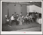 Camp orchestra at dance on Saturday night at the Agua Fria migratory labor camp. Arizona